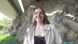Fucked a shy girl in the street for money