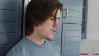 A stepson was left alone and did some dirty things