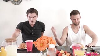 A hot summer barbecue with my swap family