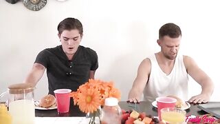 A hot summer barbecue with my swap family
