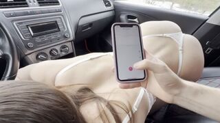 Great phone stand for real public sex action