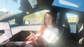 In a cybertruck, I will give you my slutty soul