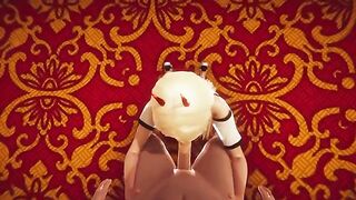 Chainsaw Man Power Hentai 3D footjob animation