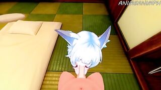 A redo of the healing magic that Setsuna possesses in this anime-style porn