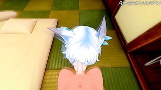 A redo of the healing magic that Setsuna possesses in this anime-style porn
