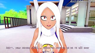 Mirko gets her hero cunt railed in a steamy MHA scene
