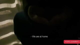 Guy fucked cute Latina chick from the grocery store in a risky spot