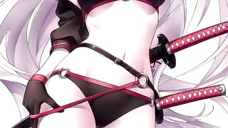 A saint cannot escape his fate with a sinner, in a thrilling hentai scene