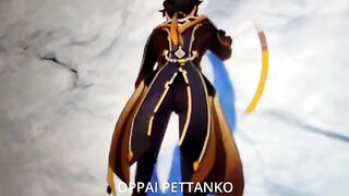 Cosplayer Xiao gets fucked by Zhongli in Genshin Impact scene