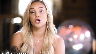 Straight brunette Violet Myers seduced by Kali Roses in a steamy encounter on Adult Time