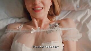 Morning sex with a pretty babe, wondering if she’ll keep getting intimate