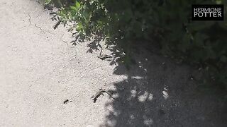 A cute teen has sex with a guy in a new country