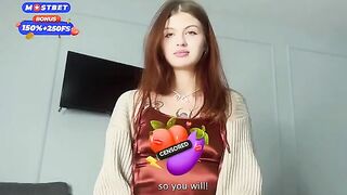 A girl in a sexy dress asks: "Do you want to know what I want?"