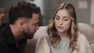 A girl experienced a moment of pure ecstasy with her lover