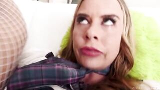 An angel with a anal character, delivering intense action