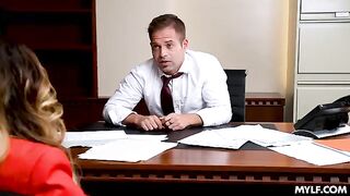 A couple has sex right in their office, no one is embarrassed