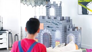Day of the opened mouth for girls in role play