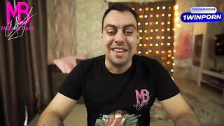 A pregnant woman fucks her stepson in her big ass on a live stream