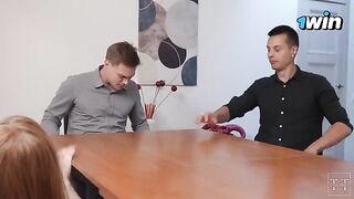 A girl came to the office meeting and it got too hot