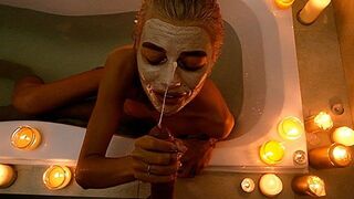 I peeped on my stepsister in the bathroom and things heated up