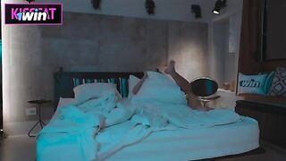 A girl crashed on her stepbrother’s bed after the party got too wild