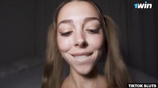 A girl was treated rudely by her roommate in a hardcore scene