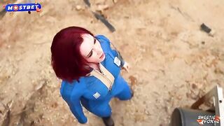 She gets excited when she wears a costume and has sex