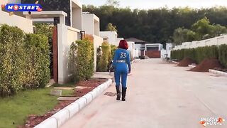 She gets excited when she wears a costume and has sex