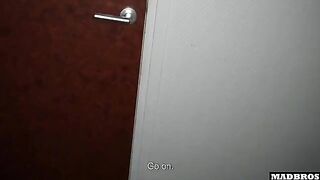 A Spanish girl invited us to the toilet for another intense session