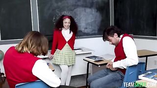 There are only whores in this college, and they love to suck dick!