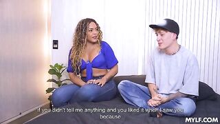 You're going to have to try harder today - Latina POV action