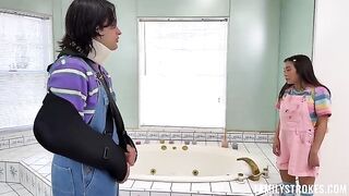 FMM threesome: Save me from getting fucked up by three guys