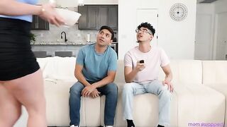 A man fucked in her friend’s mom while his wife was away