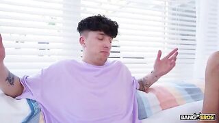 I love you both, a stunning blond girl with a great blowjob