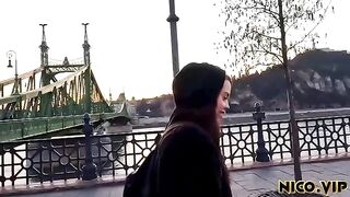 The couple fucked on cam while traveling, straight from a vlog!