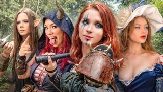 If you like roleplay sex with sexy cosplayers, this is your favorite video!