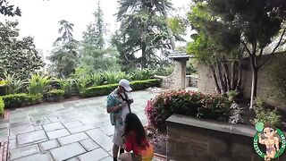 Watched the sights of past times with an Iranian girl
