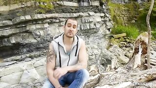 A man found a girl and fucked her in nature, just like a wild animal