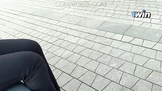 This boy shows his cock to the girl and she fucks with him