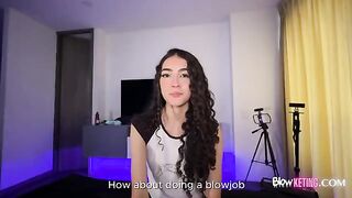 The young Latina has passionate sex and she comes hard