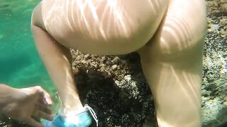 Wild sex on the beach and in the water with a thrilling finish