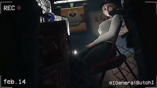Vanessa was sucking and fucking in the office at Freddy Fazbear Mega Pizzaplex