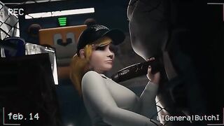 Vanessa was sucking and fucking in the office at Freddy Fazbear Mega Pizzaplex