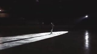 The figure skater got fucked in the locker room by her coach