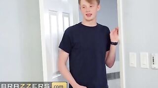 The guy searches the house for money and stumbles upon a surprising toy