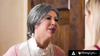 Nice woman Alexis Fawx faked old spinster to fuck with stepdaughter