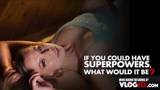 Behind the scenes of massage and pounding interview with Aidra Fox