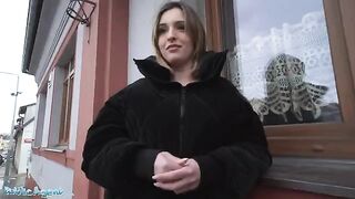 Public Agent met a hot Spanish babe, Myss Alessandra, for cash