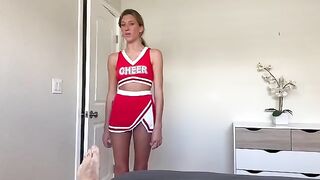 Special support for cheerleaders, a taboo stepbrother fantasy with Addison Vodka