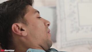 A man with one cock piece brings a lot of happiness to the brunette!